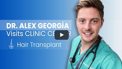 Dr Alex George Hair Transplant Hospital Visit