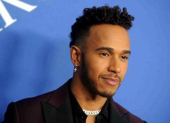 Lewis Hamilton shows off dramatic curly hair transformation